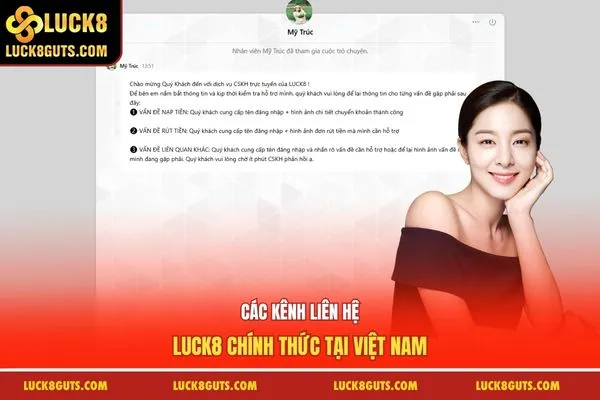 Liên Hệ Luck8 - Tổng Đài Hỗ Trợ Khách Hàng Đa Kênh 24/7 6 Các kênh liên hệ Luck8 chính thức tại Việt Nam